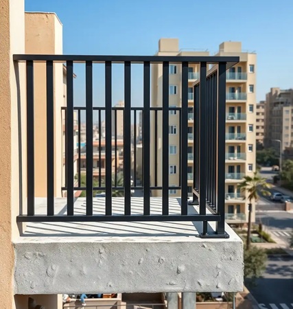 حفاظ نرده بالکن استاندارد و ایمن تهران