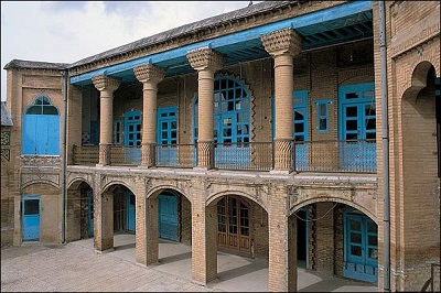 بالکن ساختمان های قدیمی تهران